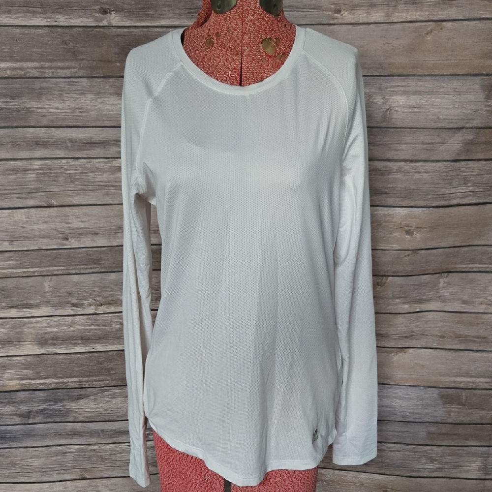 Adidas Gray Fitted Long Sleeve T-Shirt